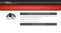 Desktop Screenshot of imom.org