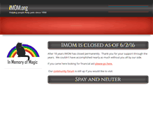 Tablet Screenshot of imom.org